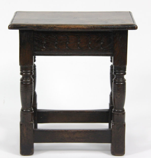 An oak joint stool of Jacobean 168872