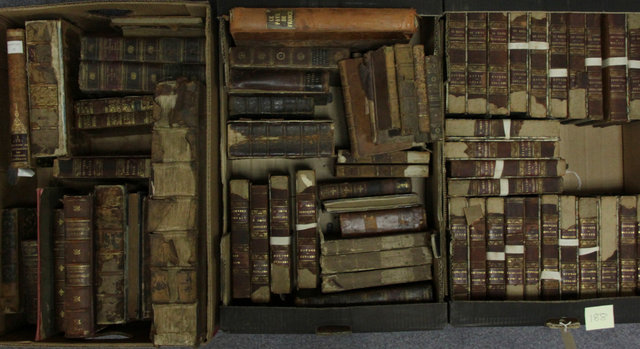 Sundry leather bound books 1688fd