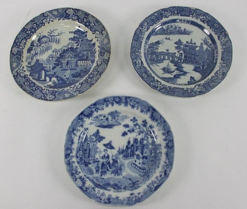 A Staffordshire blue and white 16893c