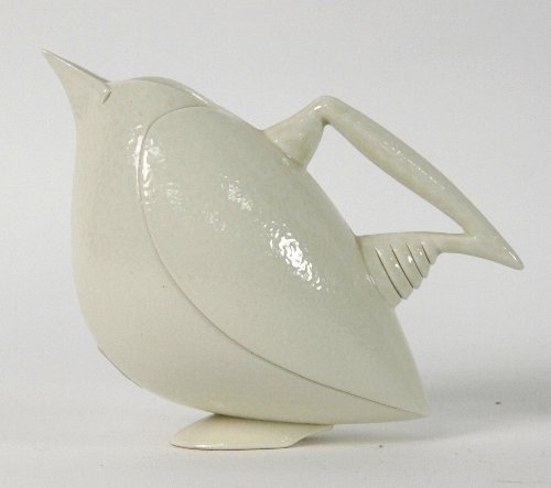 A salt glazed jug by Anthony Theakston