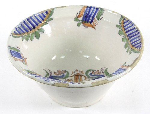 A French tin glaze bowl of faience 16896d