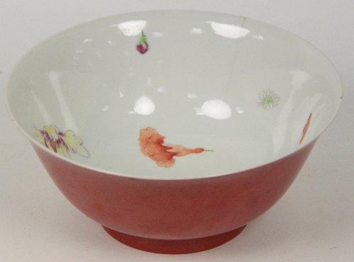 A Chinese bowl Qing dynasty the