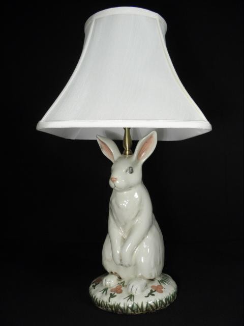 Wildwood Lamps porcelain rabbit 1691f1