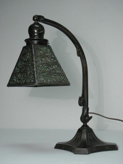 Signed original Handel desk lamp with