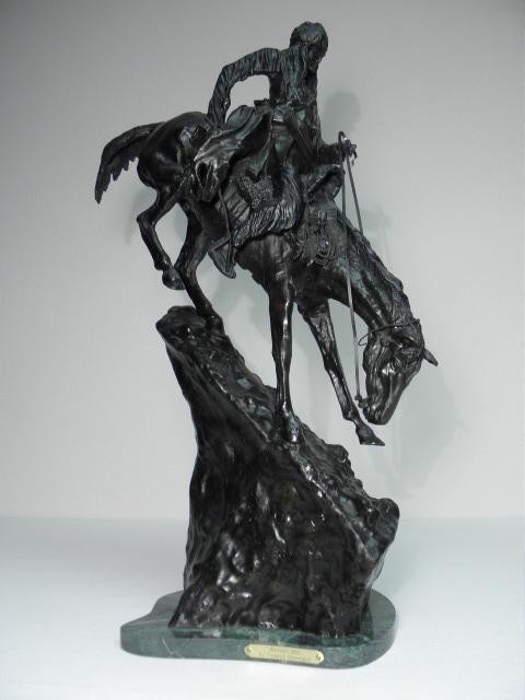 Bronze sculpture after Frederick Remington