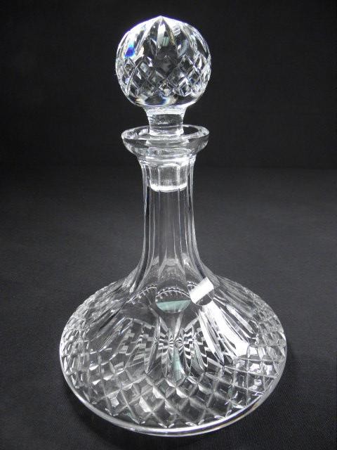 Waterford cut crystal ships decanter  169290