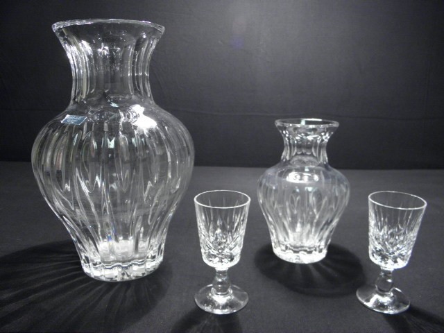 Two Waterford cut crystal vases 1692c8