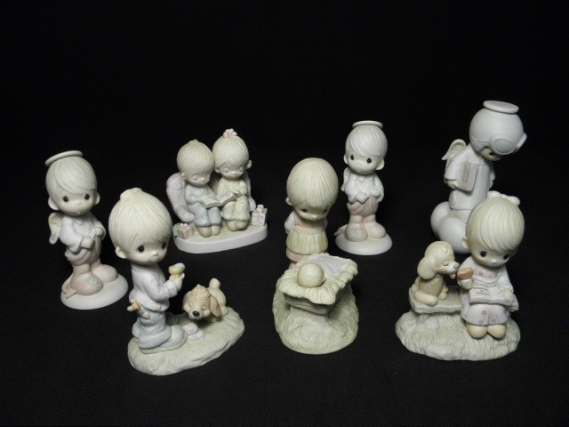 Lot of seven porcelain Precious 1692fc