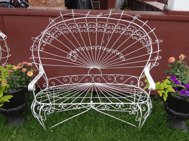 Fancy wire bench 47 W  16719a