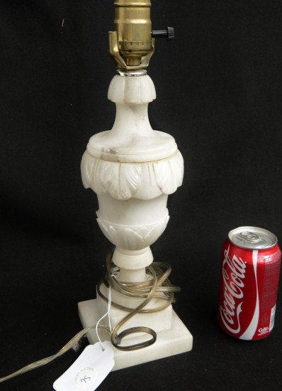 Vintage onyx lamp. 15 1/2'' Ht.