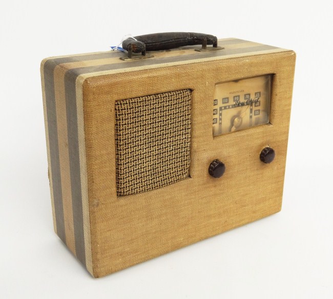 Vintage ''Sky Chief'' radio.