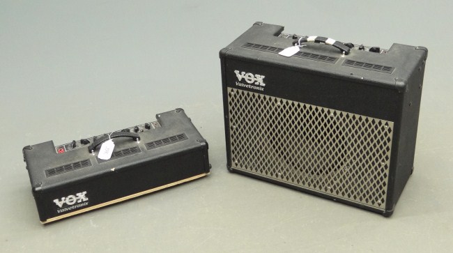 Vox amp and head as found.