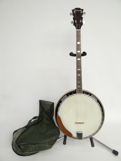 Estrada 4 string banjo with resonator