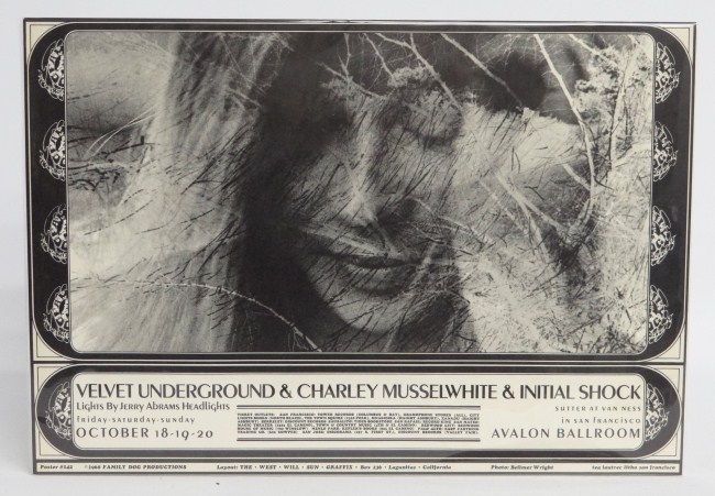 Rock poster Velvet Underground & Charley