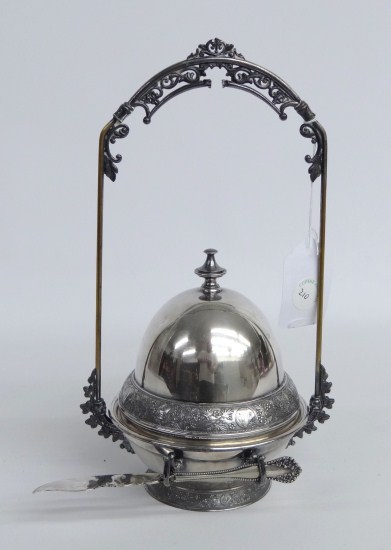 Silverplate covered dish (Rogers