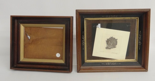Lot two 19th c Victorian frames 16725f