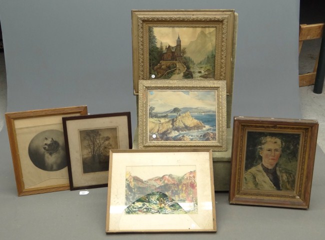 Lot six various Victorian frames 167284