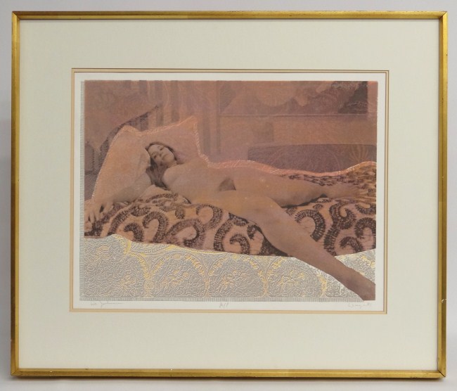 Signed artist proof print nude 1672a0