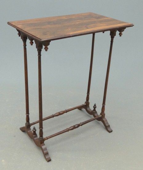 19th c rosewood diminutive table  1672d9