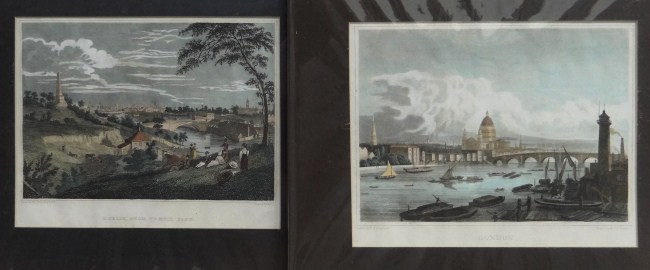 Lot two 19th c prints Dublin 1672ec