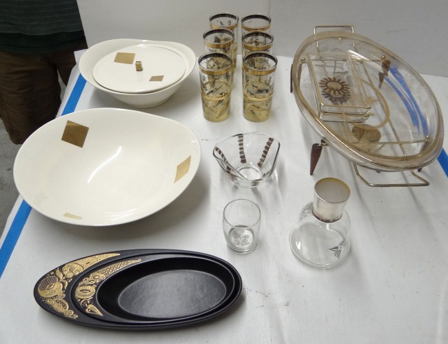 Lot including Georges Briard dish