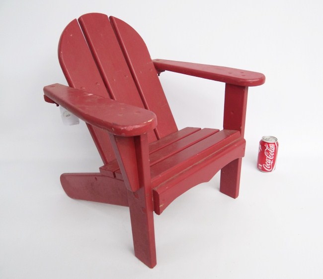 Childs Adirondack chair. 21 Ht.