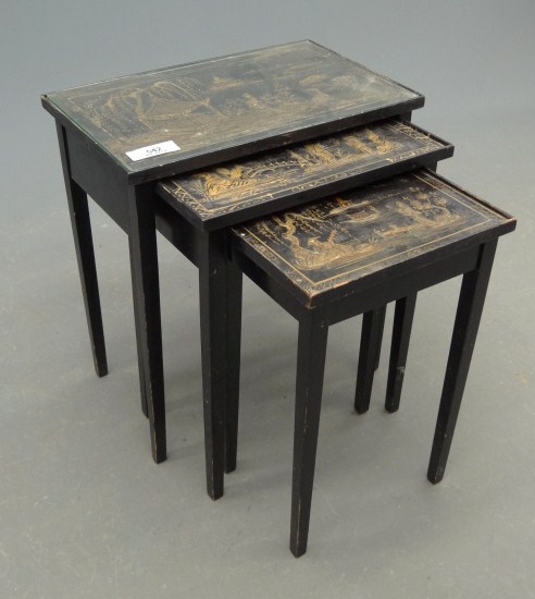 Set of three Asian nesting tables  167369