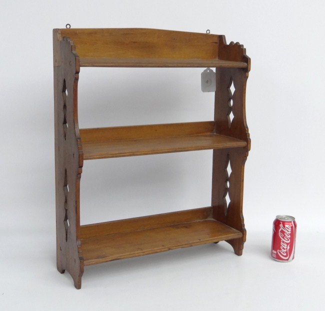 Walnut wall shelf 20 x 24  167383