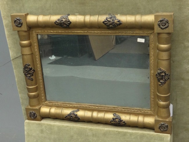 19th c. Federal mirror. 18'' x