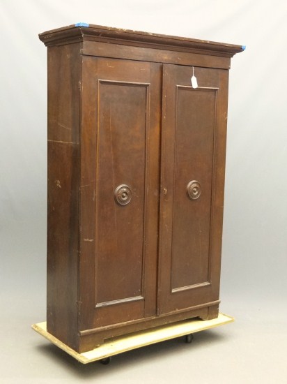 19th c Victorian 2 door armoire  1673f0