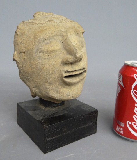 Pre-Columbian head. 6 Ht.