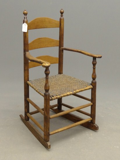 18th c ladderback rocking chair  167454