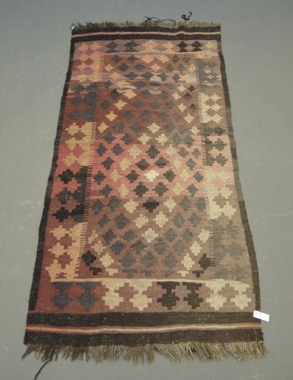 Kilim Oriental rug 39 x 78  16748a