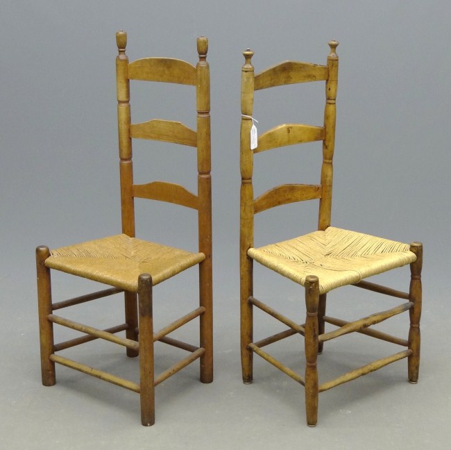 Lot (2) late 18th c. New England