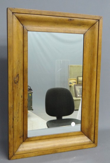 19th c. ogee mirror. 33'' x 22