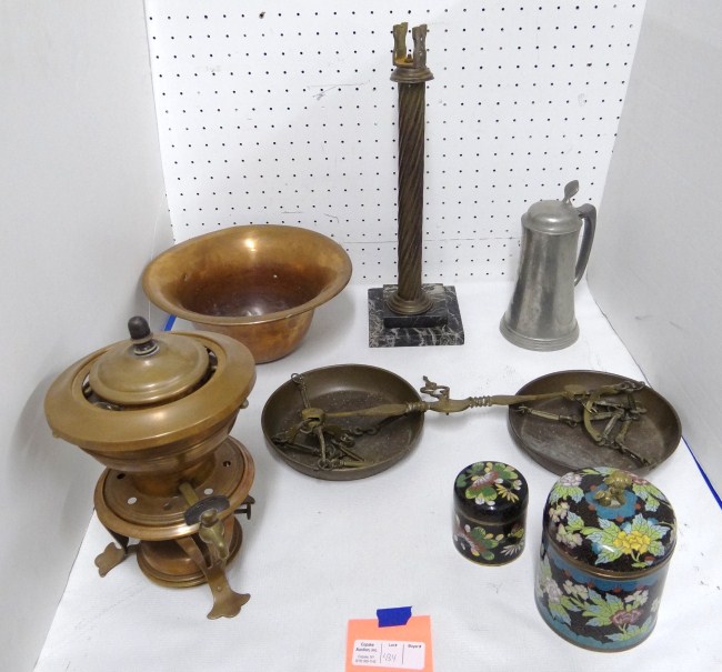 Misc lot including scale copper 16752e