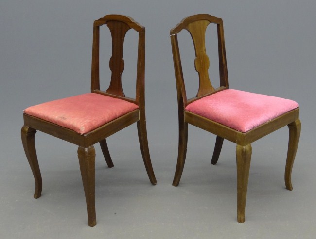 Pair 1950 s chairs.