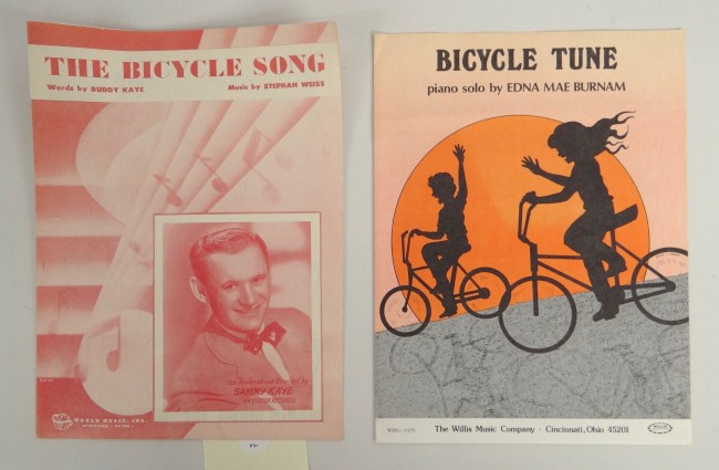 Lot of two pieces of vintage sheet music.