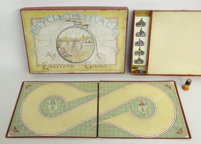19th c Bicycle The Race game  1675f9