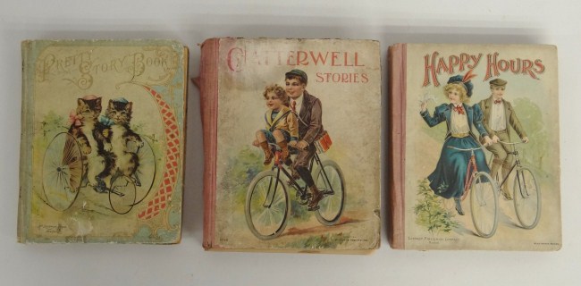 Lot of three 19th c. childrens books.