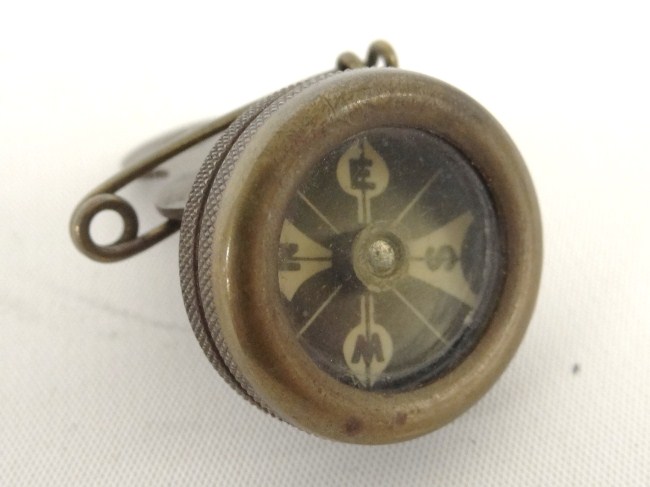 Wheelman s Pin on Compass  16761f