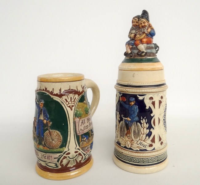 Lot German stein and mug with 16769b