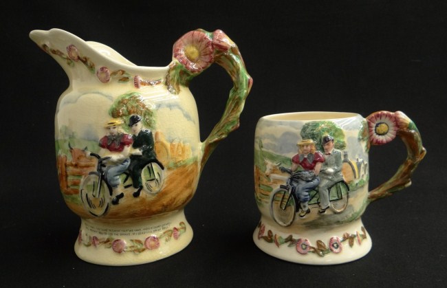 Daisy Bell Pitcher and Mug Crown Devon