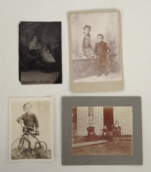 Lot (2) Cabinet Cards Tin Type