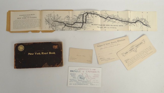 Lot: NY Map/York County Wheelmen/Essex