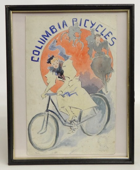 Original water color for Columbia poster