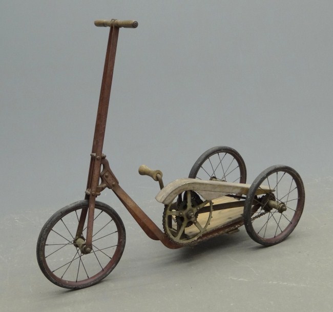 C 1920 s ratchet scooter 3 wheel  16773e
