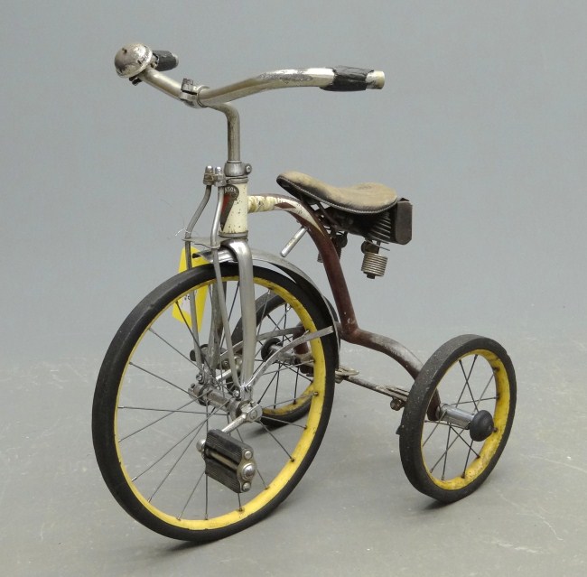 Iver Johnson tricycle with bell.