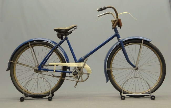 C. 1940s Westfield Corp. folding bicycle.