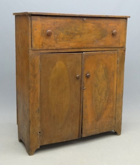 19th c jelly cupboard in old red 167c7d